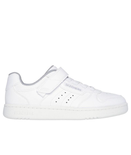 Chaussures Skechers Quick Street Enfant Blanc