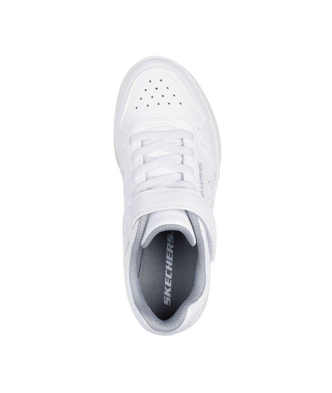 Zapatillas Skechers Quick Street Niño Blanco