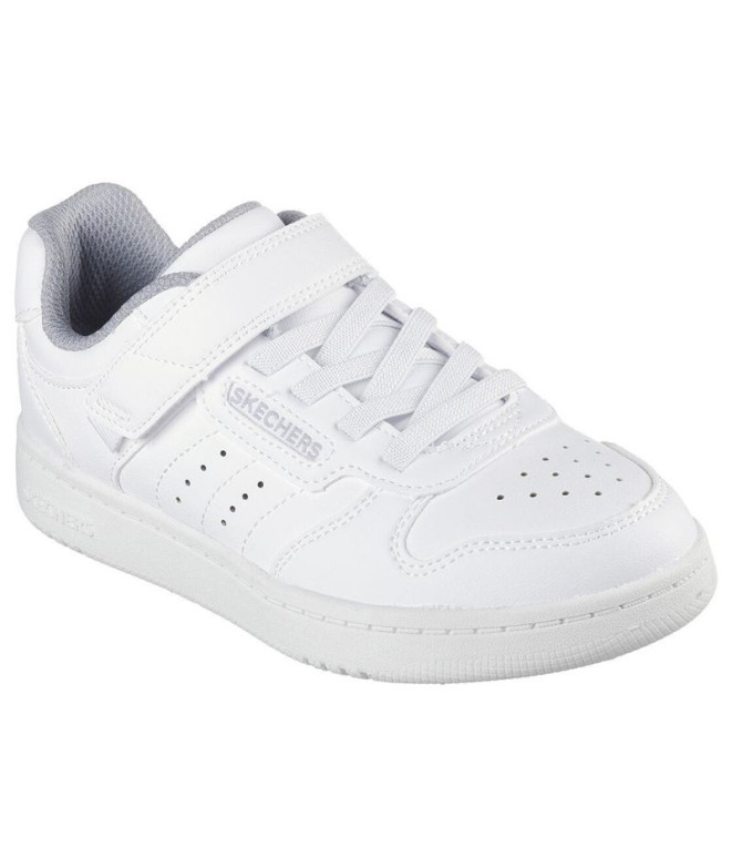 Chaussures Skechers Quick Street Enfant Blanc