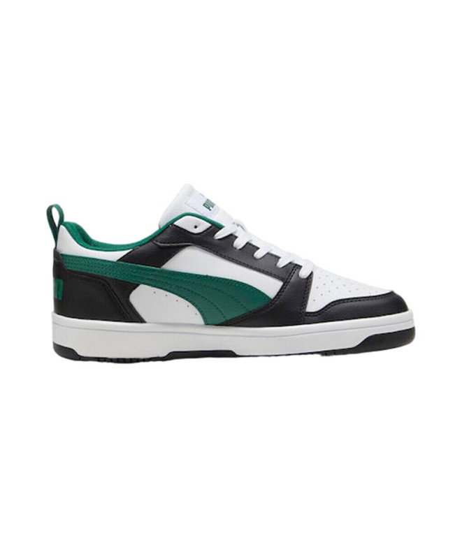 Sapatilhas Homem Puma Rebound v6 Low Preto Branco