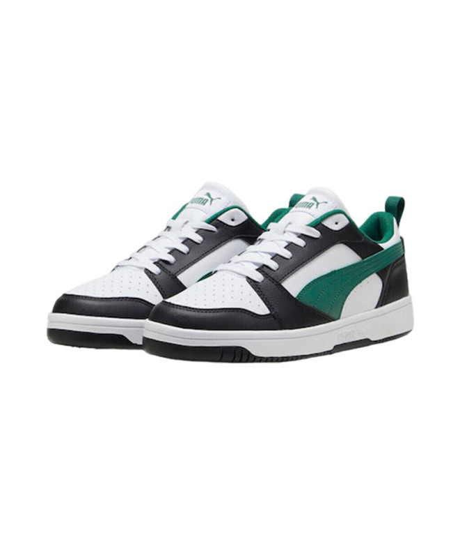 Sapatilhas Homem Puma Rebound v6 Low Preto Branco
