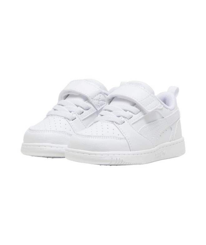 Chaussures Puma Rebound V6 Enfant Blanc