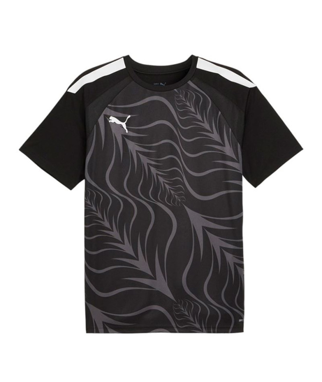 Camiseta Futebol Homem de Puma individualLIGA Graph Preto