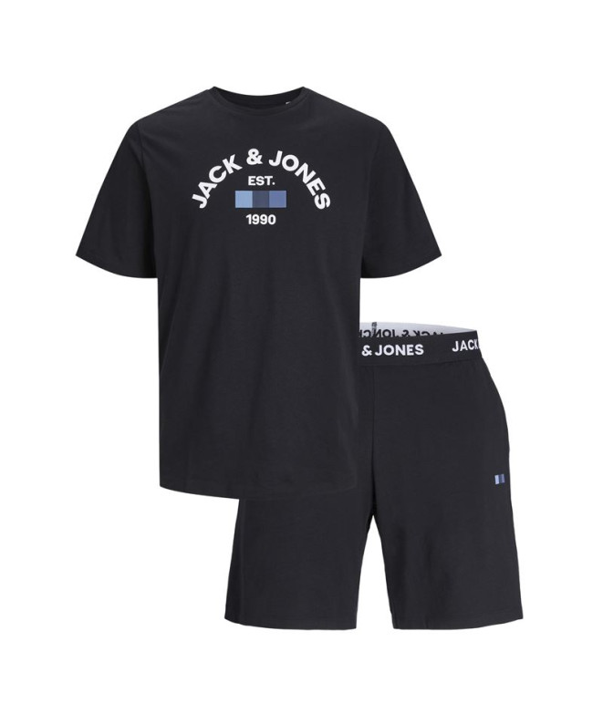 Conjunto Jack & Jones Jactheo Ss Tee And Shorts Set Preto