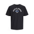 Conjunto Set Jack & Jones Jactheo Ss Tee And Shorts Preto