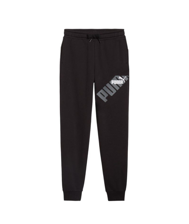 Pantalons Puma POWER Graphic Noir Enfant