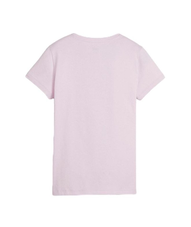 Camiseta Mulher Puma Essentials+ Script Lilás