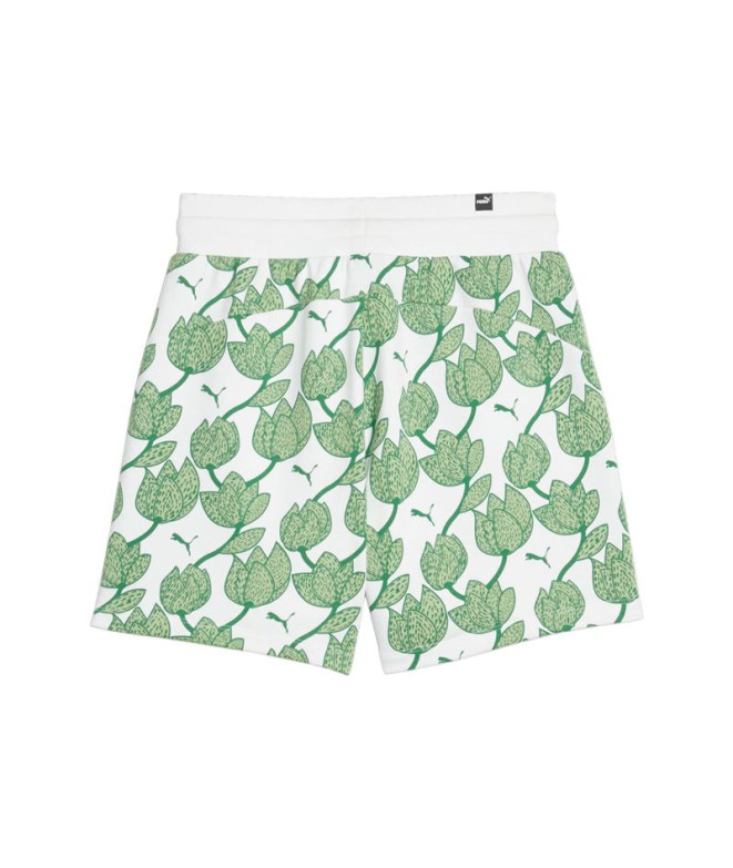 Calça Mulher Puma Essentials+ Blossom 5" AOP Verde