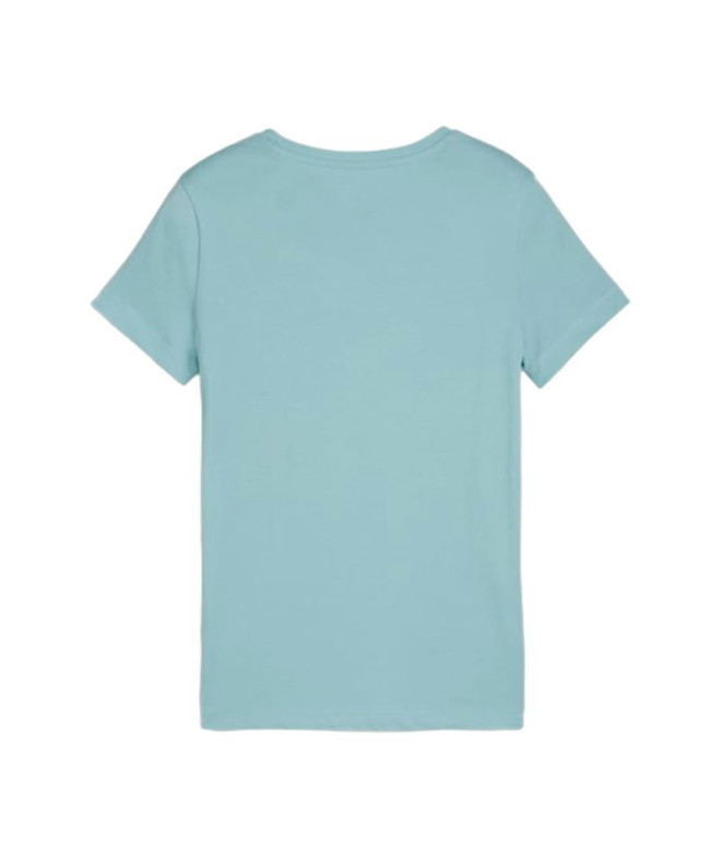 Camiseta Infantil Puma Essentials+ Script Lilás