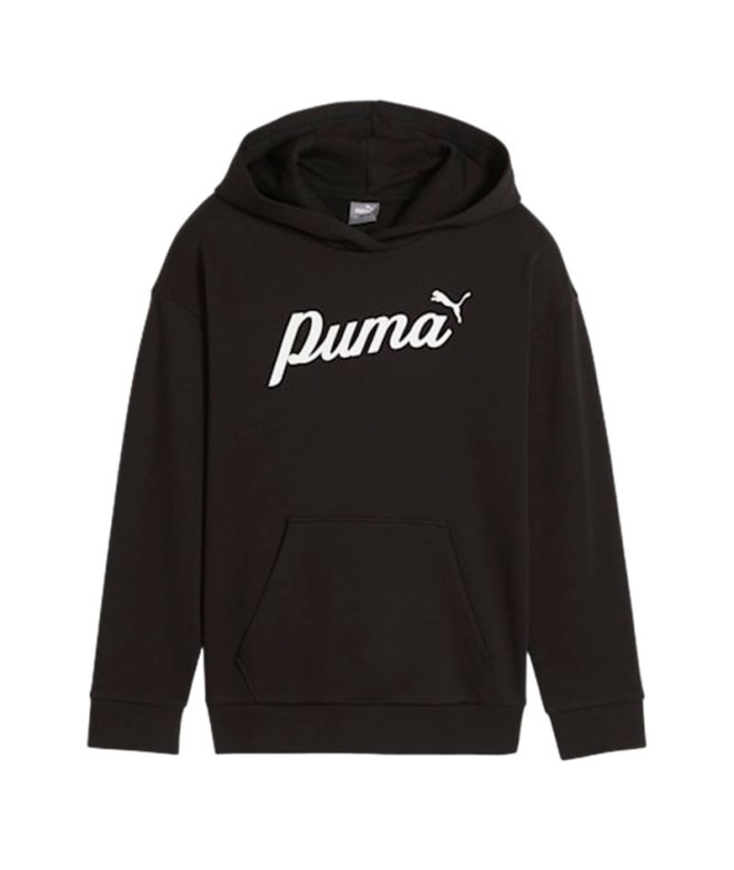 Moletom Puma Essentials+ Script Infantil Preto