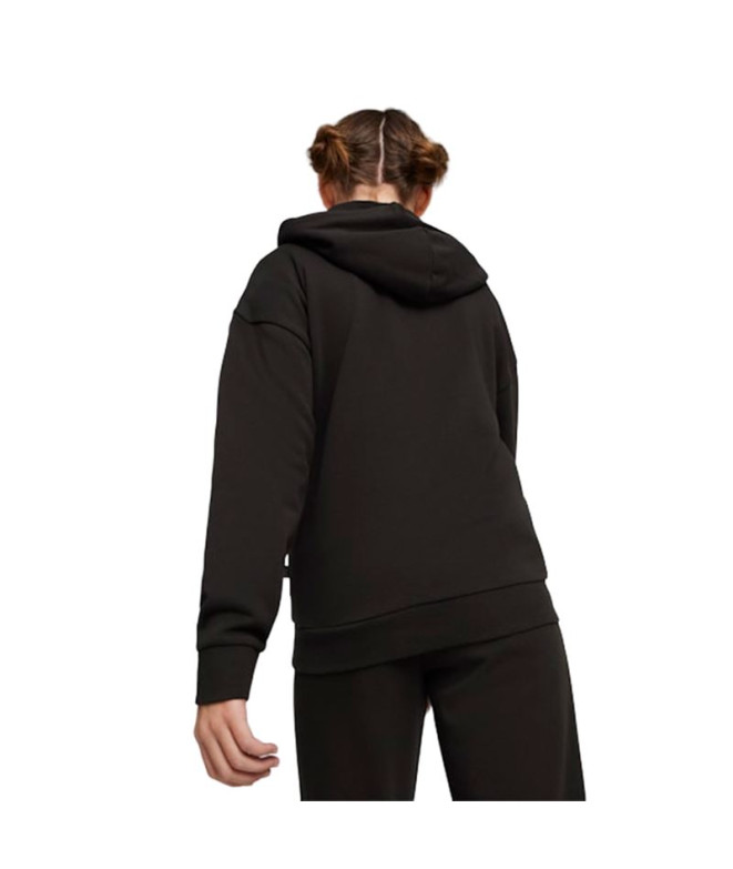 Sudadera Puma Essentials+ Script Infantil Negro