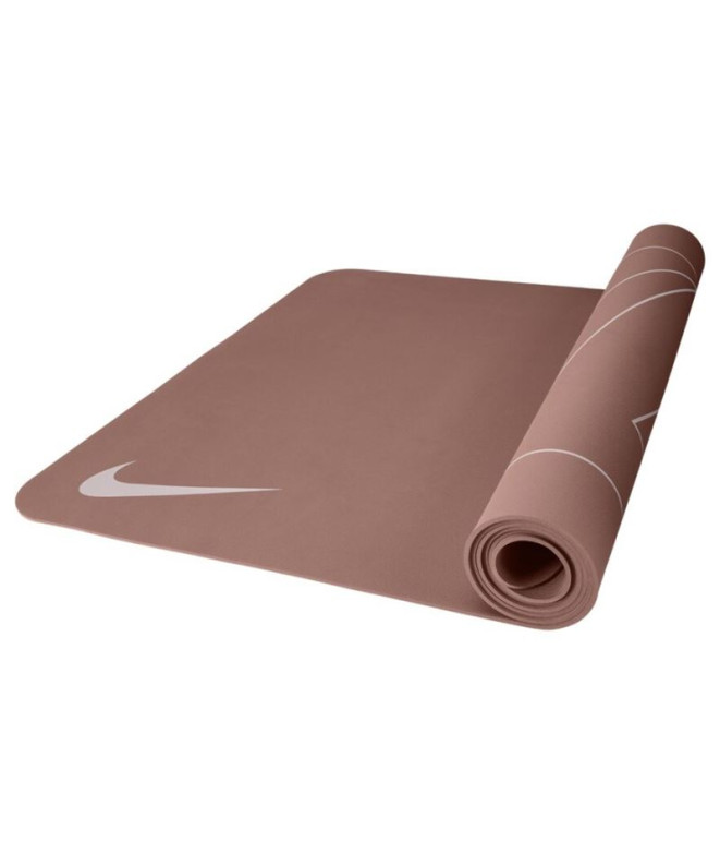 Tapete de Fitness Nike Yoga Tapete 4 Mm reversível castanho