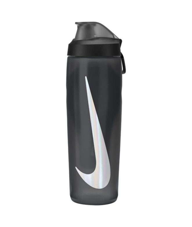 Bouteille de Fitness Nike Refuel Locking Lid 24 Oz Dark Grey