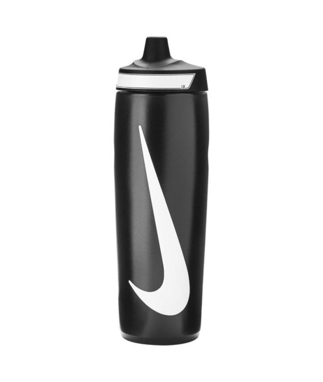 Botella de Fitness Nike Refuel Grip 24 Oz Negro
