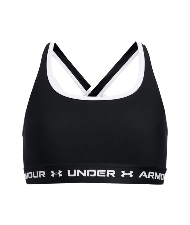 Brassiere de sport Under Armour Fille Dos croisé noir