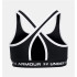 Sujetador deportivo Under Armour Crossback Niña Negro
