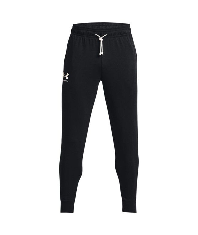 Pantalones de Fitness Under Armour Rival Terry Hombre Negro