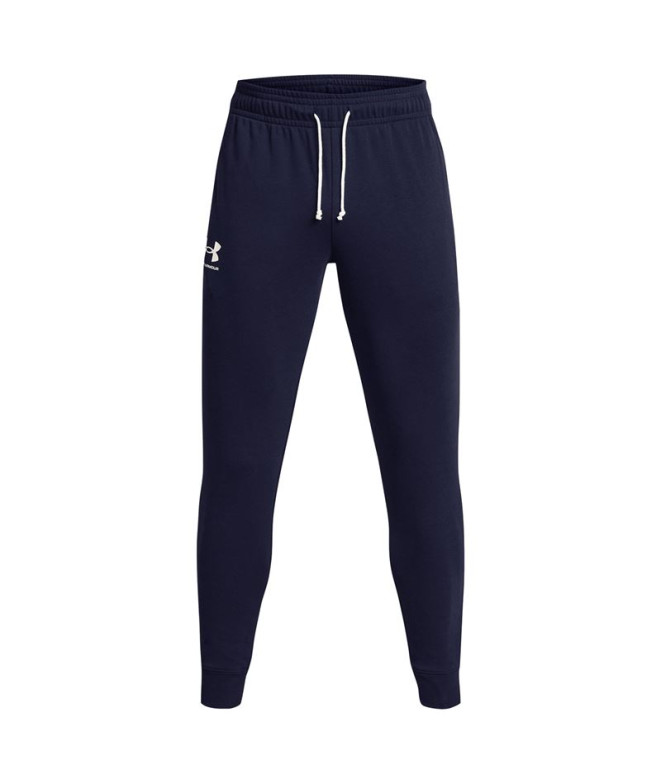 Calça Fitness Under Armour Homem de Rival Terry Blue