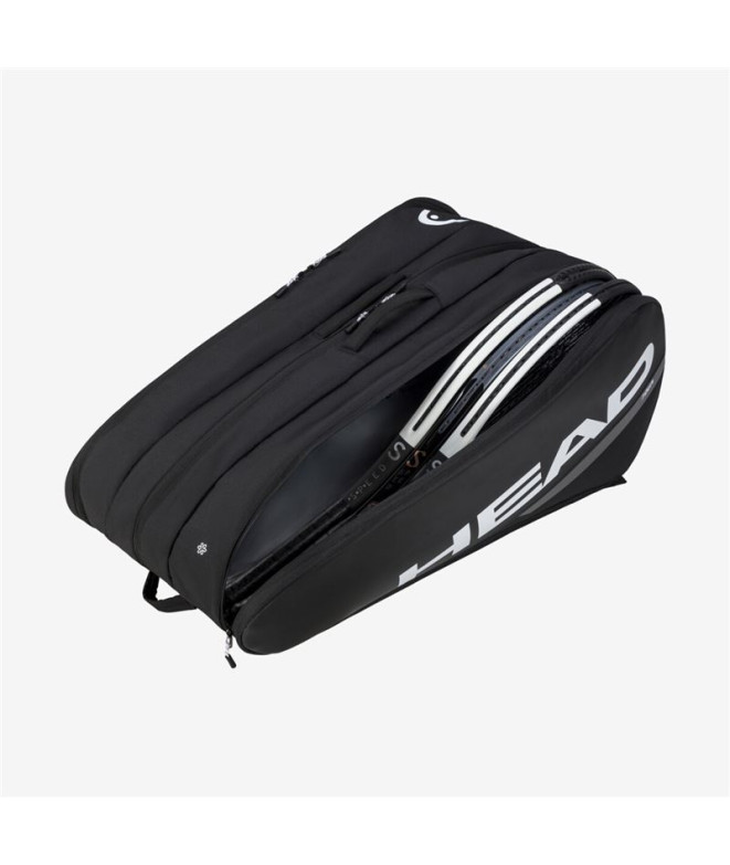 Raquetero de Tenis Head Tour Racquet Bag Xl Negro