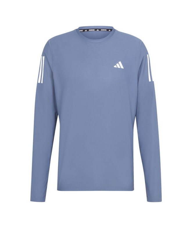 T-shirt par Running adidas Own the run B Ls Homme Bleu