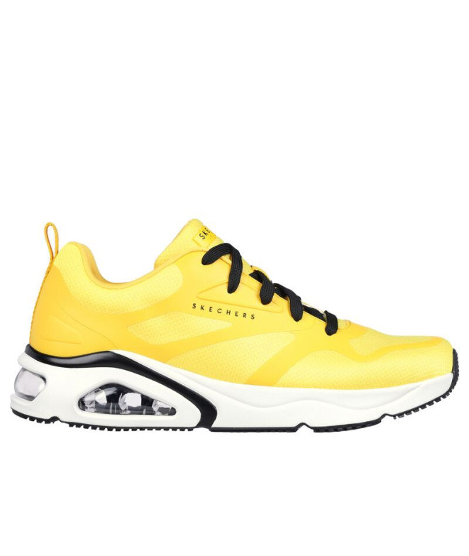 Chaussures Skechers Three-Air One -Revolu Homme Jaune