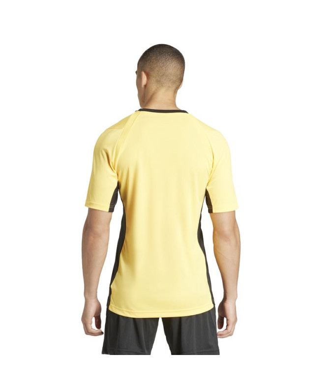 Camiseta de Futebol adidas Ref 24 Homem Amarelo
