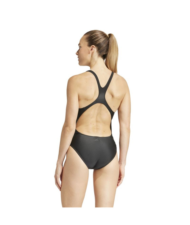 Bañador de Natación adidas Big Bars Mujer Negro