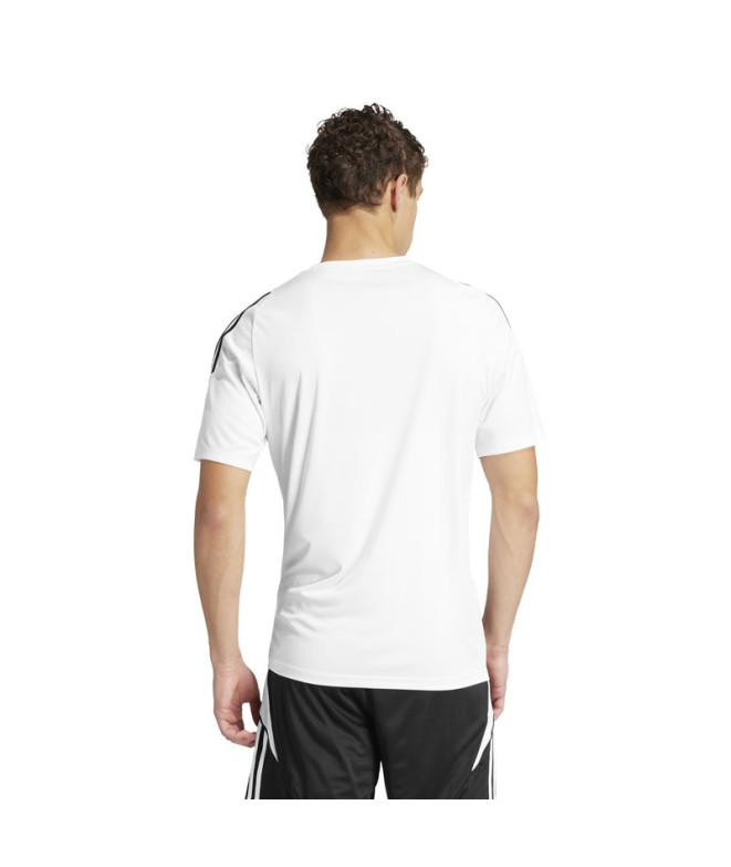 Camiseta de Futebol adidas Tiro24 Homem Blanco