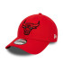 Boné New Era Remendo lateral 9FORTY Chicago Bulls NBA Vermelho