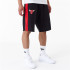Calça New Era NBA Oversized Panel Chicago Bulls Preto Homem