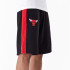 Calça New Era NBA Oversized Panel Chicago Bulls Preto Homem