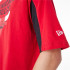 Camiseta New Era Nba Panel Oversized Chicago Bulls Rojo Hombre