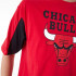 Camiseta New Era Nba Panel Oversized Chicago Bulls Rojo Hombre