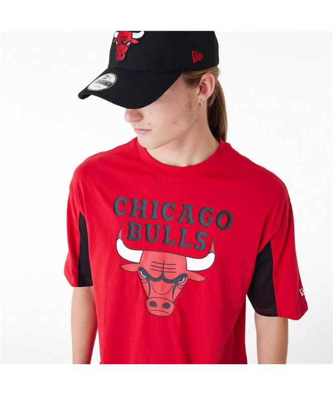 Camiseta New Era Painel Oversized NBA Chicago...