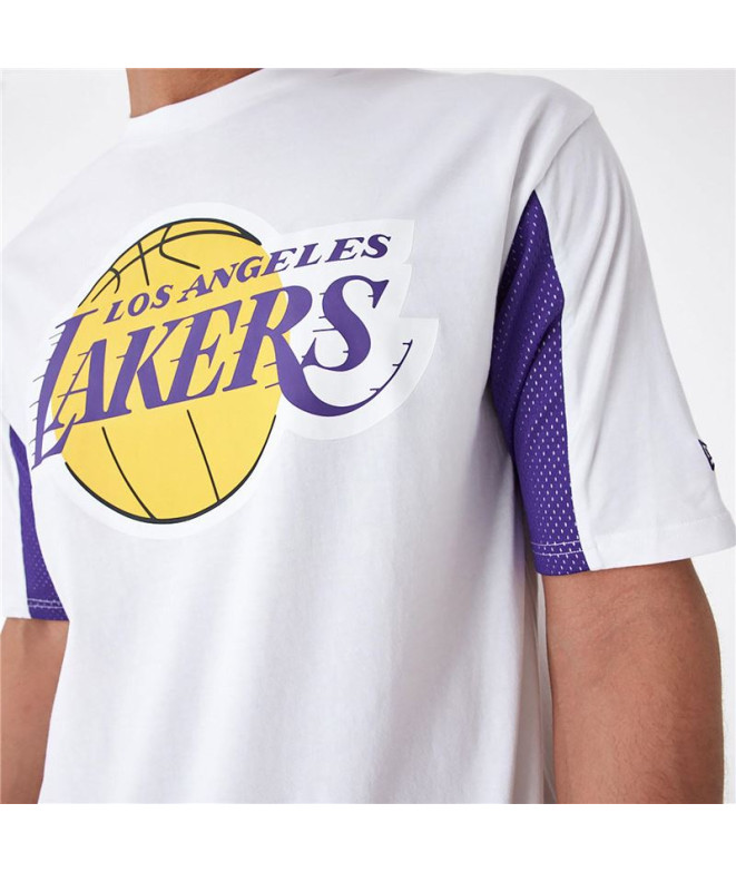 Camiseta New Era Nba Panel Oversized LA Lakers...