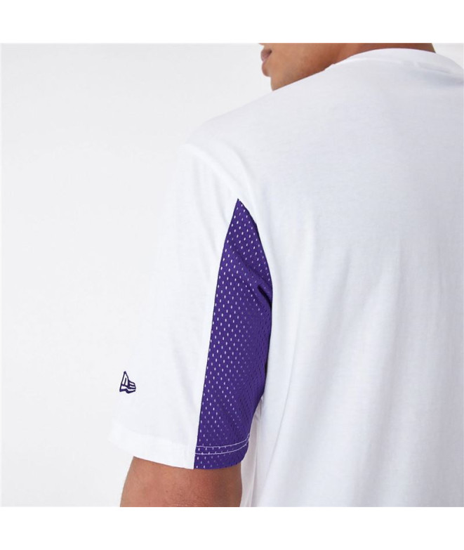 Camiseta New Era NBA Panel Oversized LA Lakers...