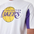 Camiseta New Era NBA Panel Oversized LA Lakers Branco Homem