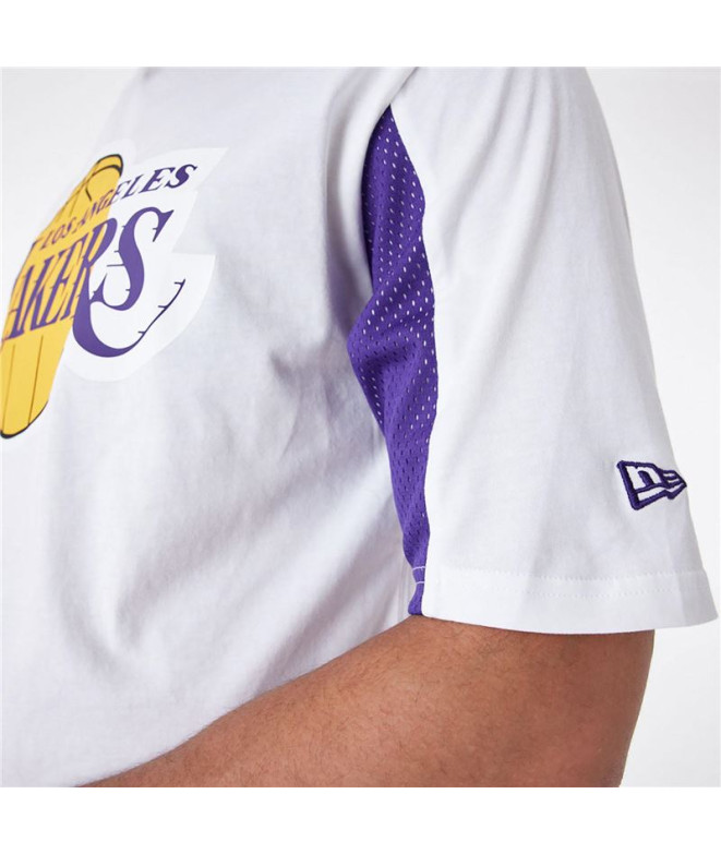 Camiseta New Era Nba Panel Oversized LA Lakers...