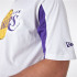 Camiseta New Era NBA Panel Oversized LA Lakers Branco Homem