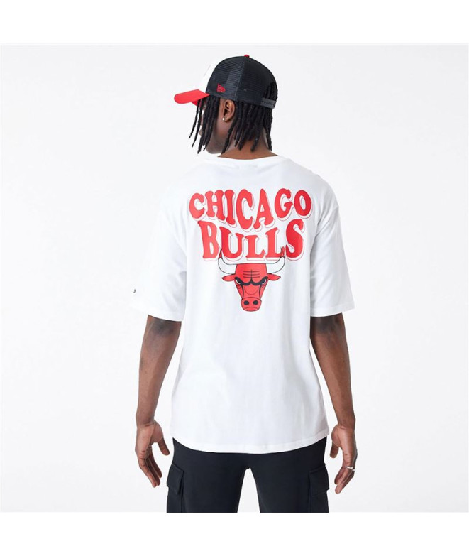 T-shirt New Era Nba Script Oversized Chicago...
