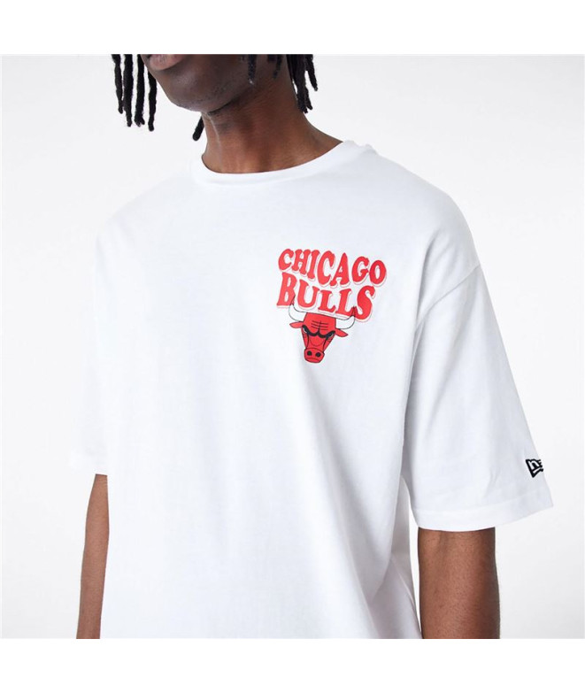 T-shirt New Era Nba Script Oversized Chicago...
