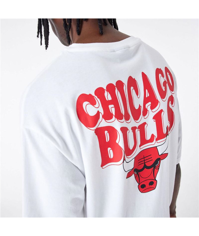 T-shirt New Era Nba Script Oversized Chicago...