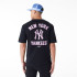 Camiseta New Era Mlb Wordmark Oversized New York Yankees Preto Homem