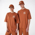 Camiseta New Era Colete de malha Oversized New York Yankees castanho Unissex