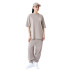 Camiseta New Era Roupa de cama de malha Oversized New York Yankees Bege Unissex