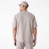 Camiseta New Era Roupa de cama de malha Oversized New York Yankees Bege Unissex