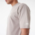 Camiseta New Era Roupa de cama de malha Oversized New York Yankees Bege Unissex