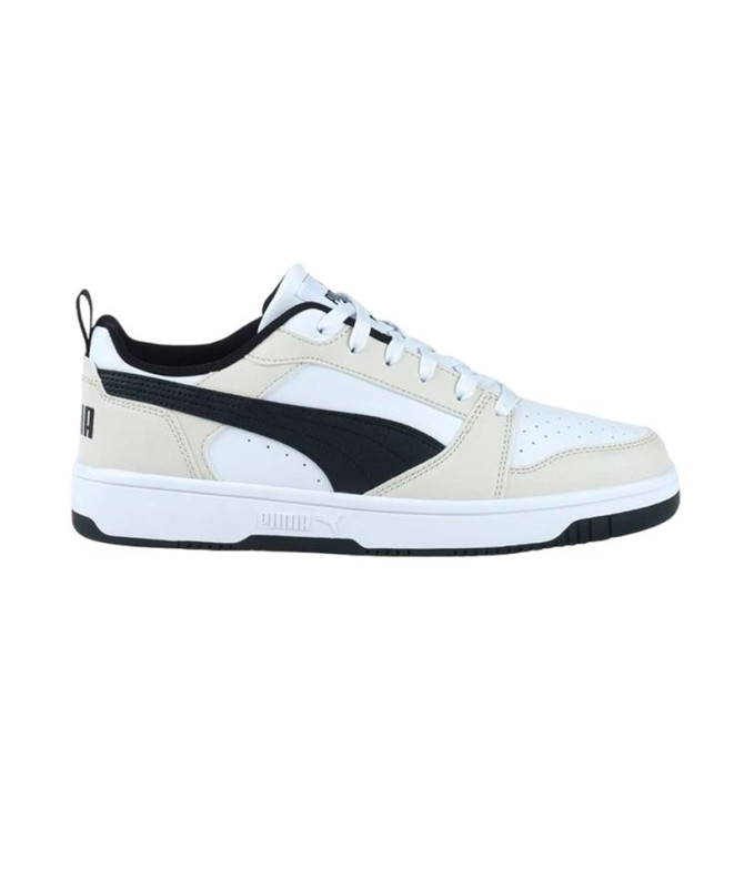 Sapatilhas Homem Puma Rebound v6 Low Preto Branco