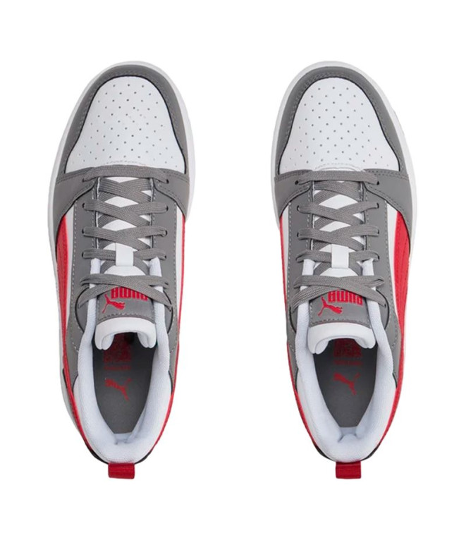 Chaussures Enfant Puma Rebound V6 Grey
