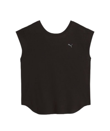 Camiseta Running Mulher by Puma Studio Foundations Preto Camiseta Running Mulher by Puma Studio Foundations Preto